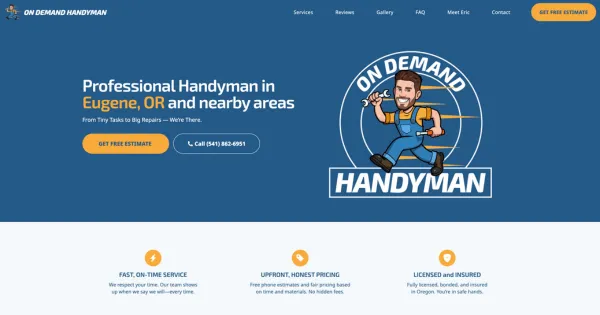 sample handyman website design